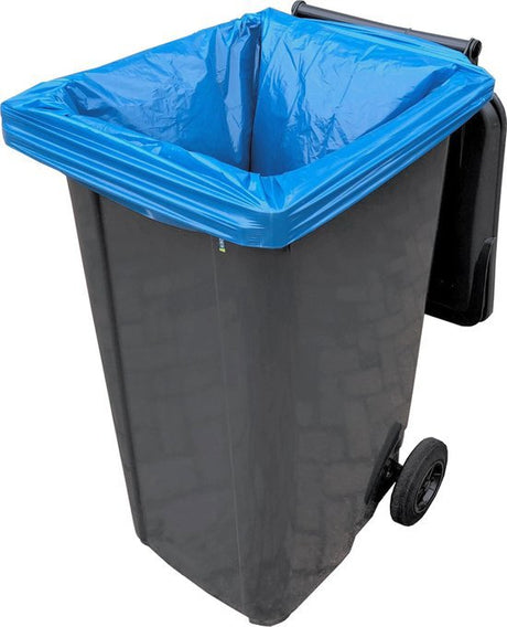 Beholderposer ldpe 6525 x 140cm t 70 blå 240ltr