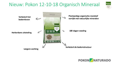 Pokon garden fertilizer 12 10 18 675kg organic mineral