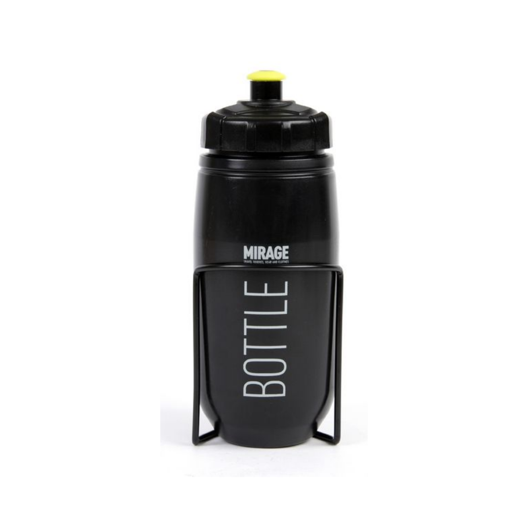 Mirage Bidon med holder 600 ml svart