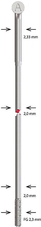 Alpina spoke spoke SST butted 2.34x266 mm