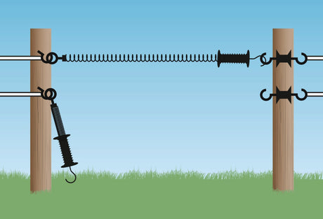 Ako products gate handle 5m spring plus ring insulator and gate handle anchor