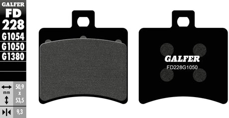 Galfer brake pads fd228 brake pad fd228 g1050 organic scooter