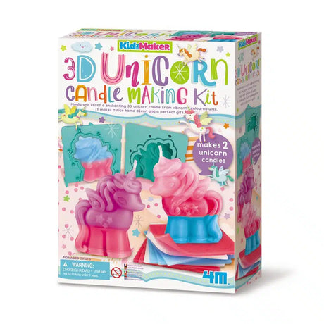 Making Dam 4m 3D unicorn candles