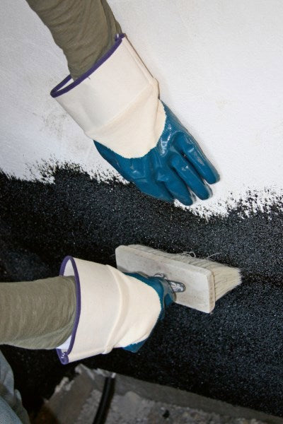 Keron products glove blue NBR with hood