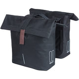 Basil double bicycle bag city mik 28-32 liters - black