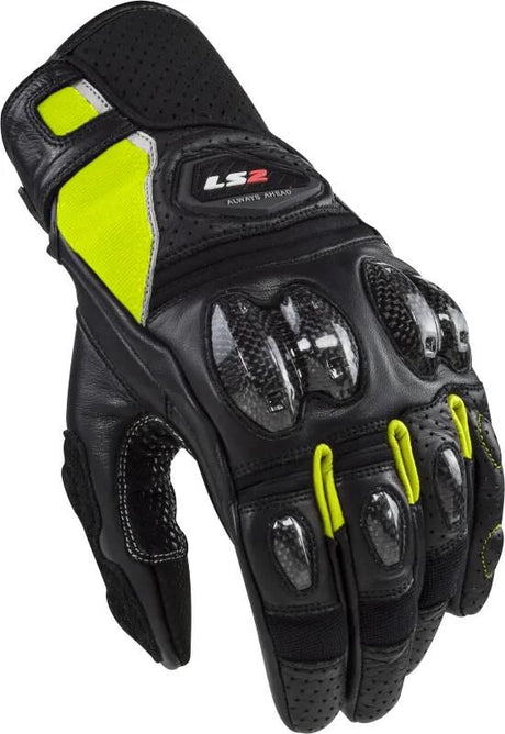Ls2 gloves spark ii glove spark 2 leather man sw h-v l