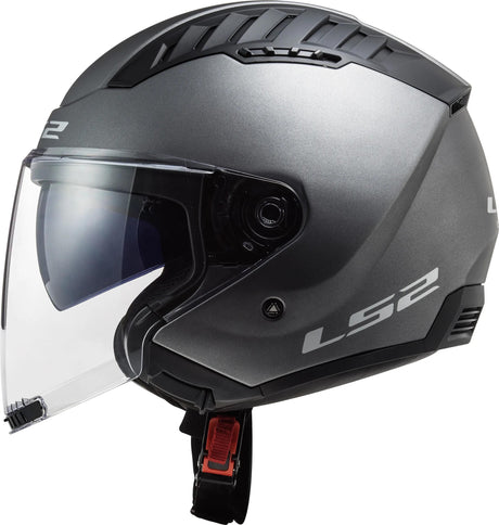 Ls2 jet helmet of600 copter ii solid helmet copter ii soli titanium matt gr. s