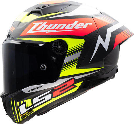 Casque intégral LS2 ff805 Thunder Carbon GP Aero Réplique Noir Casque FF805 Thunder GP Aero Réplique SW. gr. m