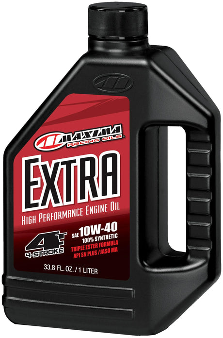 Maxima Racing Oils Engine Oil Extra 100% Synthetic 4T Motor Oil 4T 10W-40 Maxima 1L Extra