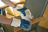 Keron products glove blue NBR with hood