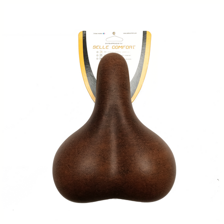 Selle Comfort Saddle City Brown, brez zanke