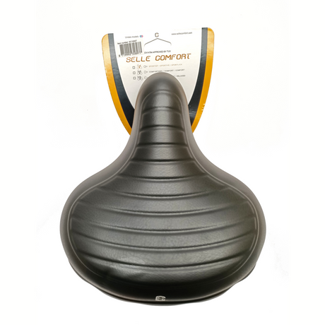 Selle Comfort Saddle Wave Black, brez zanke