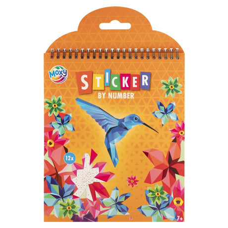 Moxy stickeren op nummer dieren