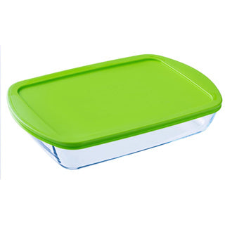 Pyrex ugnsform - med lock - matlagningsbutik - 40 x 27 x 6 cm 4,5 liter