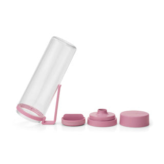 Brabantia make take take geriamasis butelis su vaisių filtru - 500 ml - alyvinė rožinė