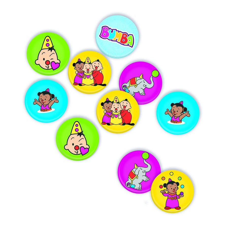 Jouets de bain Bumba - mémo de bain et bumbina - 24 images - flottent et collent au bord du pneu