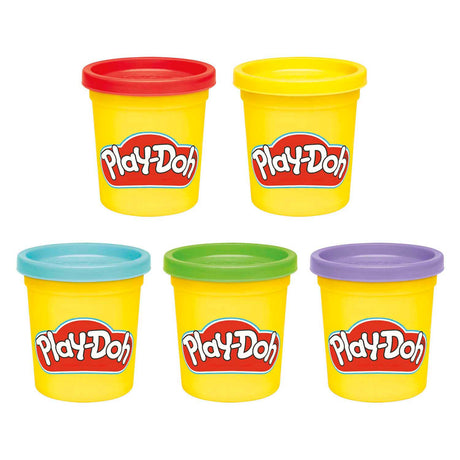 Play-doh back to school - 5 clay pots