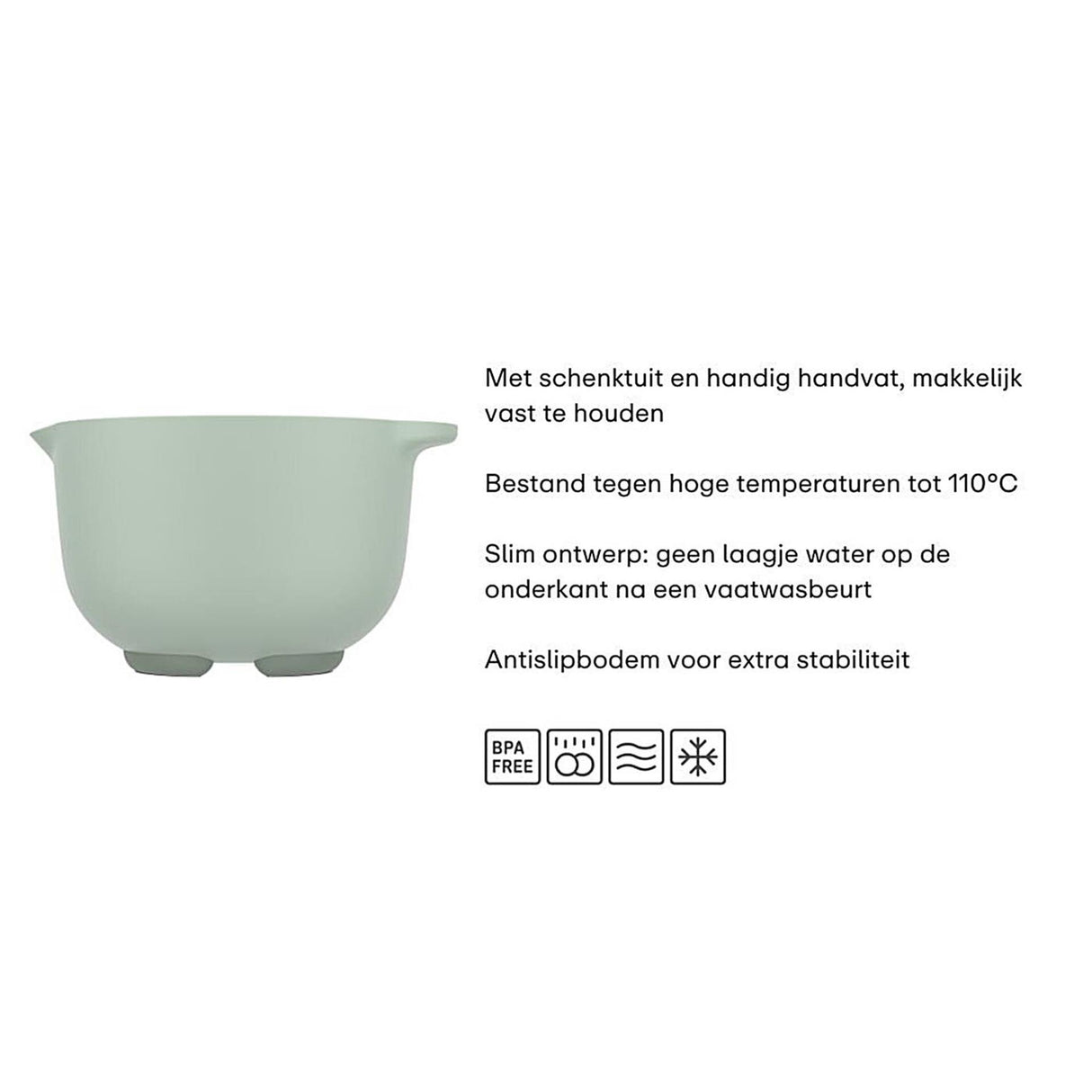 Mepal bol à mélanger chef it 3l - sauge nordique