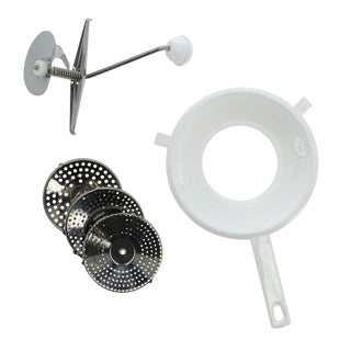 Metaltex passing sieve 20 cm stainless steel white