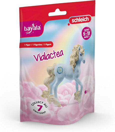 Schleich bayala collectible unicorn vialactea - toy unicorn figure.