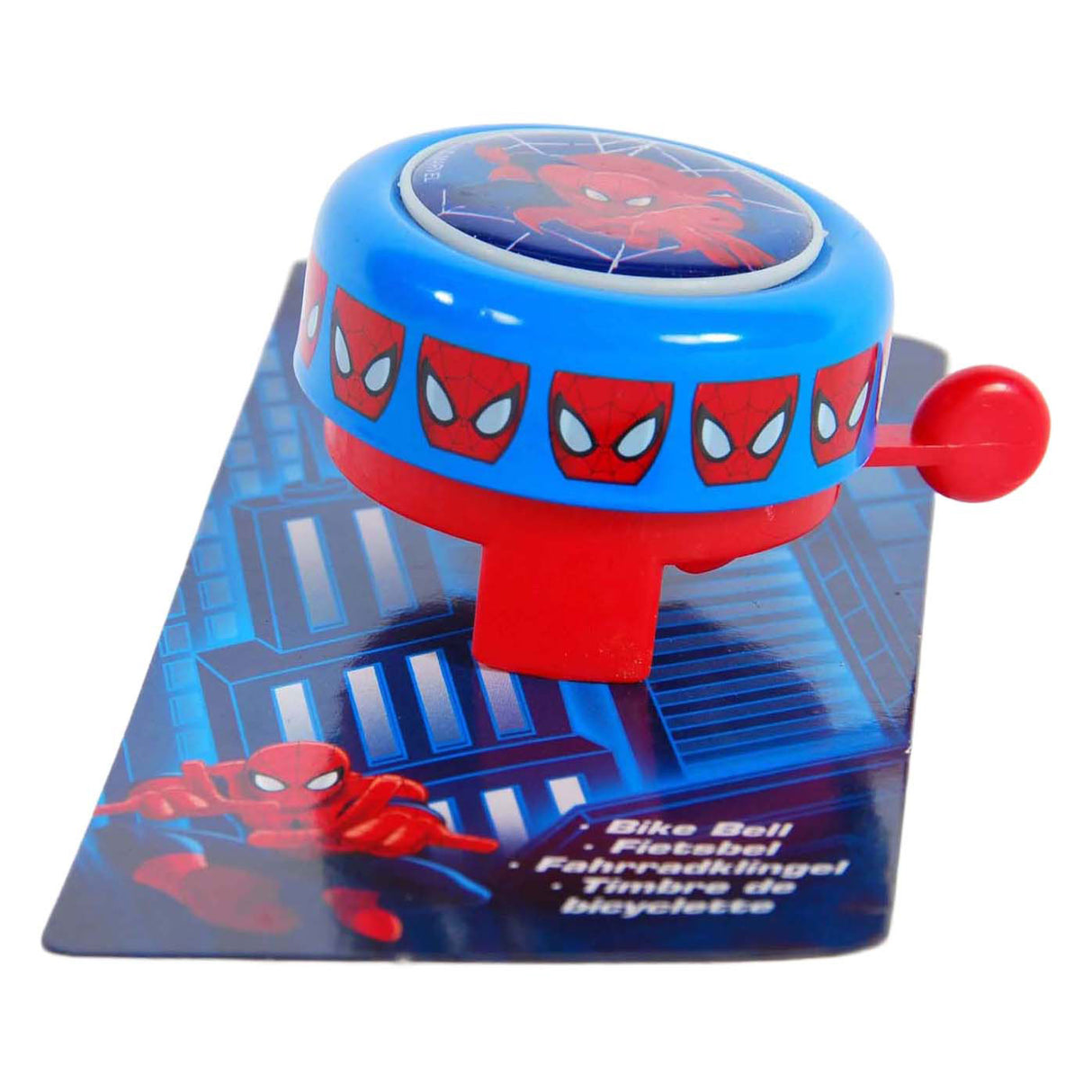 Spider-Man bicycle bell blue red 54 mm