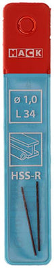 Mack 1018175 - universal drill hss r ø 1.0 x 34 mm 2pcs | 5 pieces