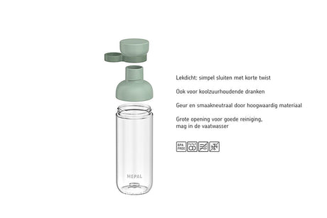 Mepal Waasserfläsch vita - nordic black - 900 ml