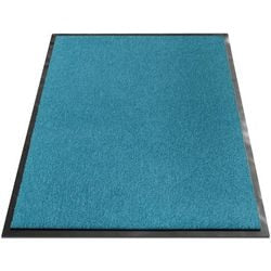 Sky monochrome turquoise runner rug