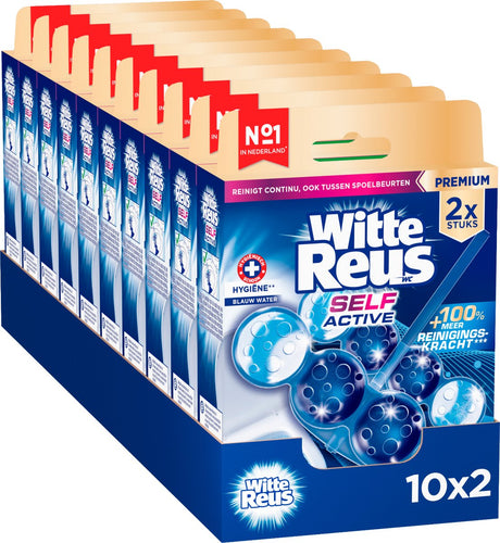Witte reus self active hygiene toilet block 100g - toilet blocks - value pack - 2x10 pieces