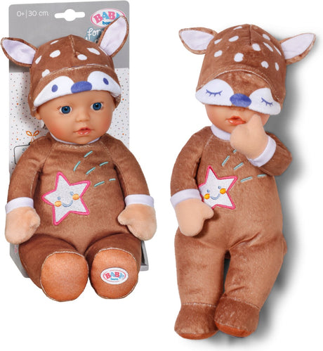 Baby gebuerene Schlof Hirsch - 30 cm - Puppelchen Puppelchen