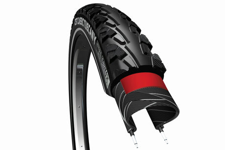 Cst Pneuen 24x1.90 50-507 Reflexioun klassesch Toskana schwaarz