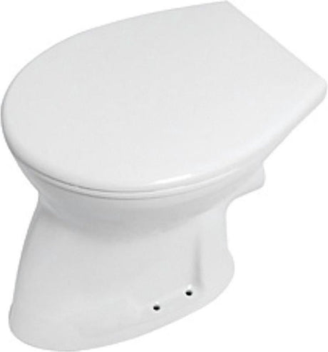 Plieger brussels toilet bowl flat flush pk 35x46.5cm white
