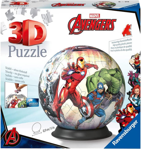 Ravensburger Marvel Avengers 3D Puzzle, 72 pieces.