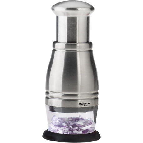 Westmark uienhakker 1000 - rvs - 22x9,4x9,4cm - zilver