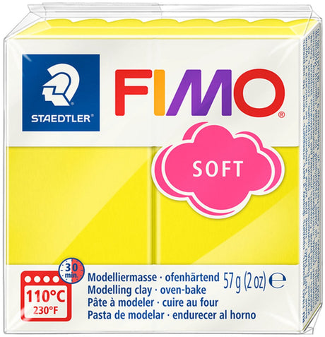 Fimo® soft, lemon, 57 gr 1 box