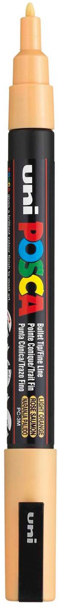 Posca paint marker pc3m f salmon pink