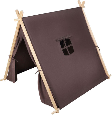 Liten fot taupe speeltent för inuti