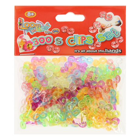 Loom twister clips, 300 pcs.