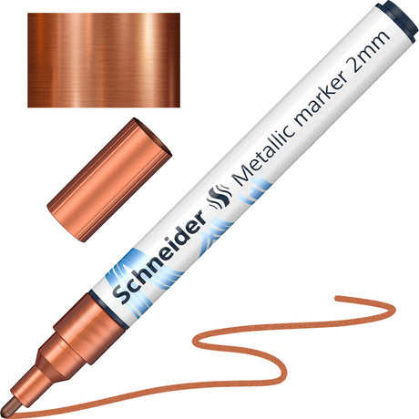 Schneider writing instruments schneider metallic marker - paint-it 011 - 2mm - copper metallic - s-ml01101102