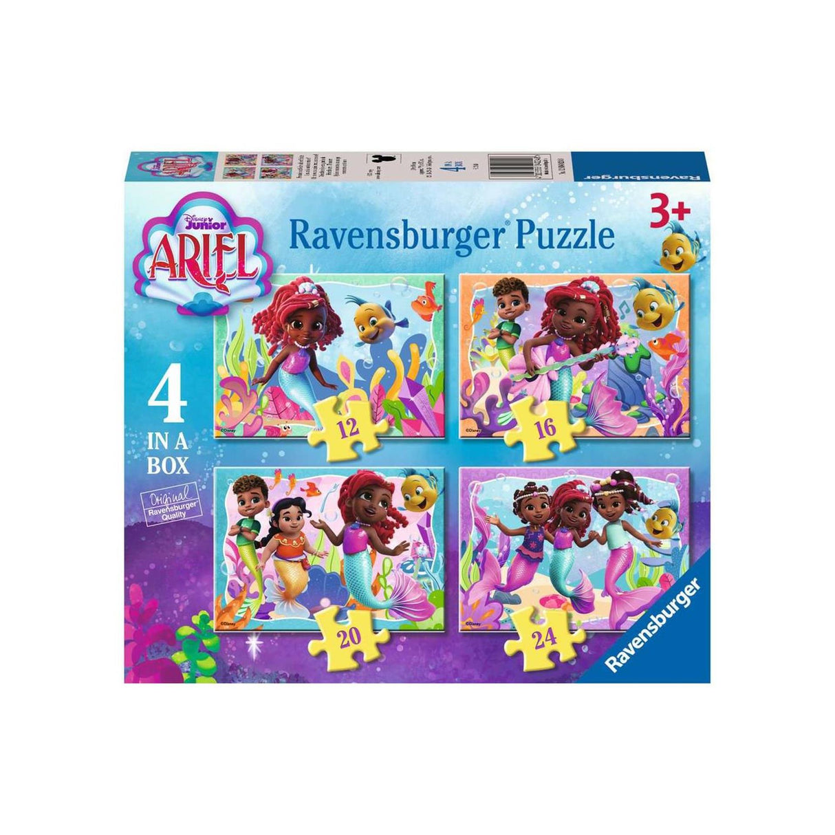 Ravensburger Puzzle Disney Ariel - Puzzel - 12, 16, 20, 24 Stécker