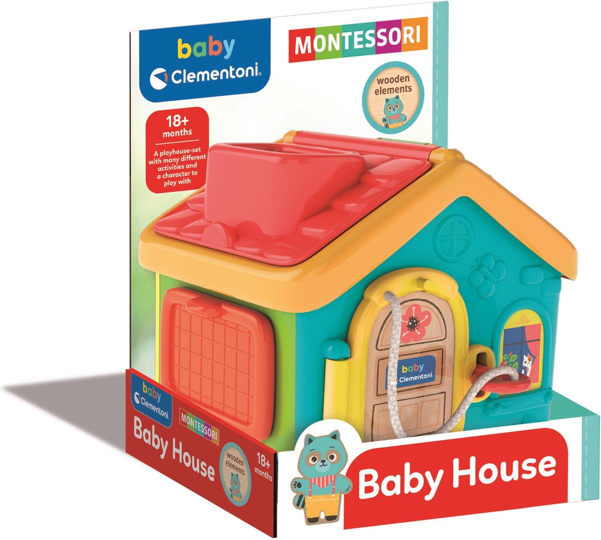 Clementoni montessori baba - tevékenység ház