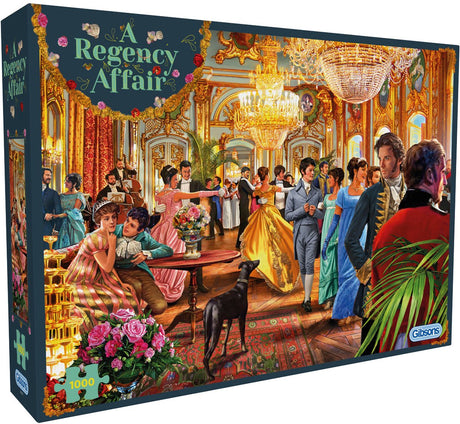 Gibsons - a regency affair - steve crisp - 1000 pieces - 68×49cm - jigsaw puzzle for adults