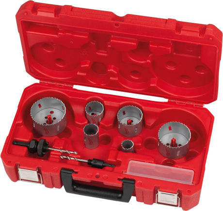 Milwaukee 4932464719 10 részes bimetál lyukfűrész készlet - 25-76mm