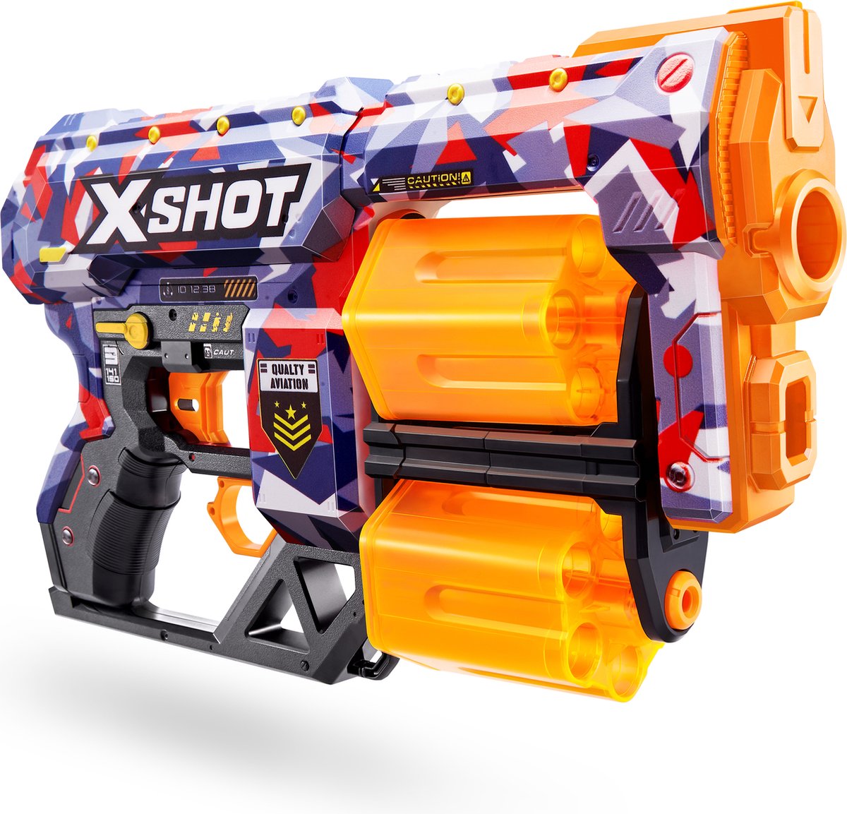 „Zuru X-Shot Skins“ bijo su 12 smiginių