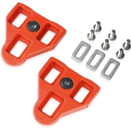 XLC PD-X04 klossar ser ut Keo-pedaler - frigång 9° - röd