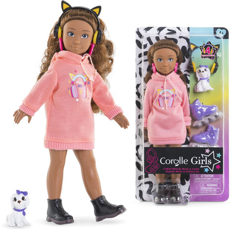 Corolle girls - melody music fashion fashion doll set