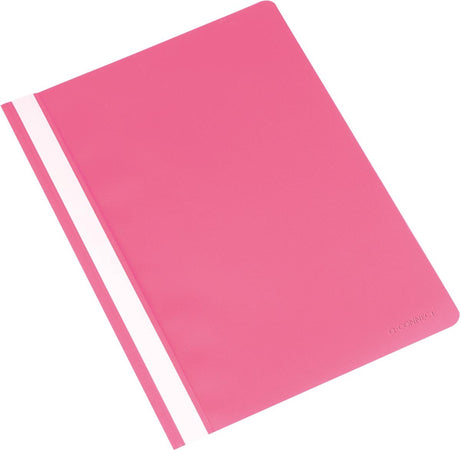 Q-connect quick-fix folder, a4, pink 25 pieces