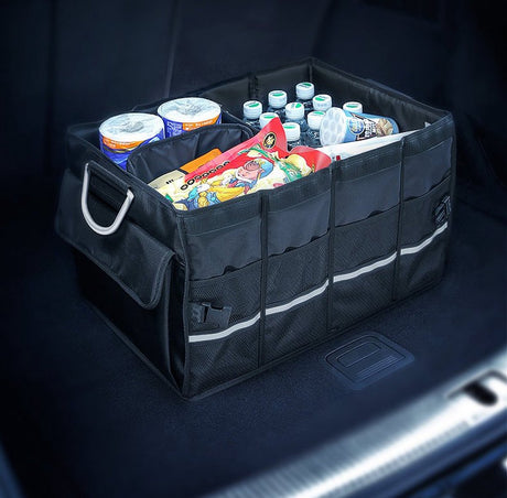 Unbranded sans marque ugreen trunk organizer bag for car - car organizer 55l - handy when traveling black (80710)
