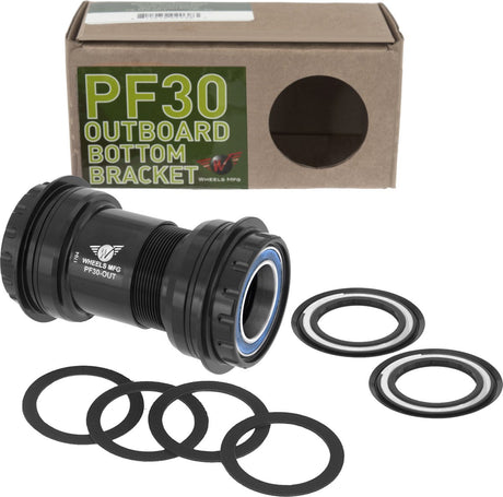 Wheels manufacturing Wheels mfg bottom bracket pf30 shimano 24mm abec 3 black