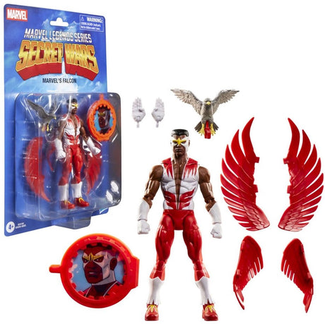 Marvel Legends Series Secret Wars's Falcon, Captain America Comics Collectible 6 Inch Action Figure